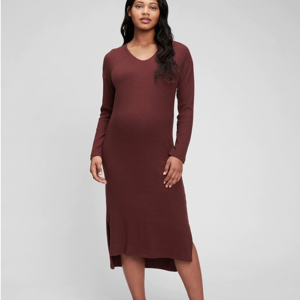 Gap maternity midi dress